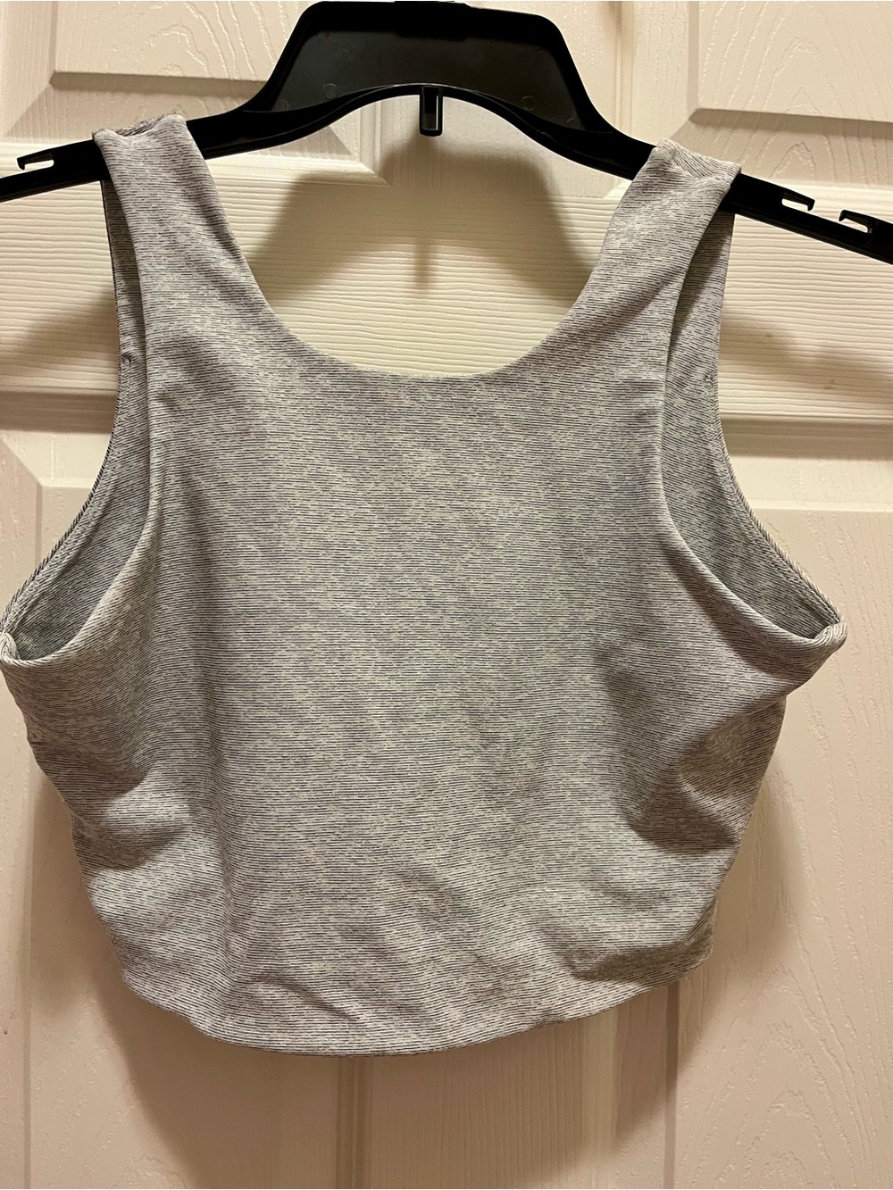 Outdoor Voices Gray Heather Sports Bra / Crop Top – Size Small
